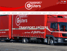 Tablet Screenshot of grueters.de